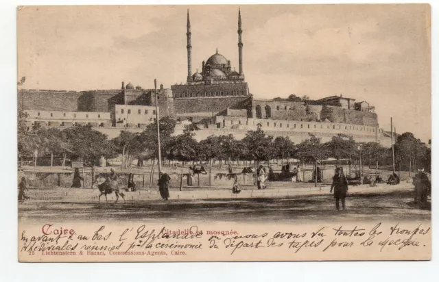 EGYPTE - Egypt - Old Postcard - LE CAIRE - Cairo - Citadelle et Mosquée