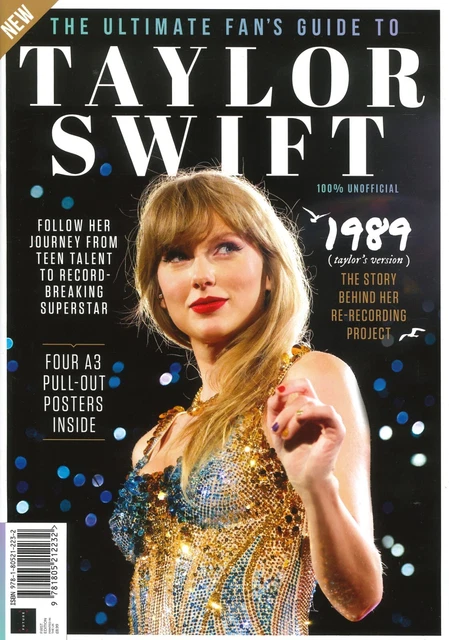 UK TAYLOR SWIFT Magazine: Ultimate Fan Guide, Global Icon, 4 A3 Pull