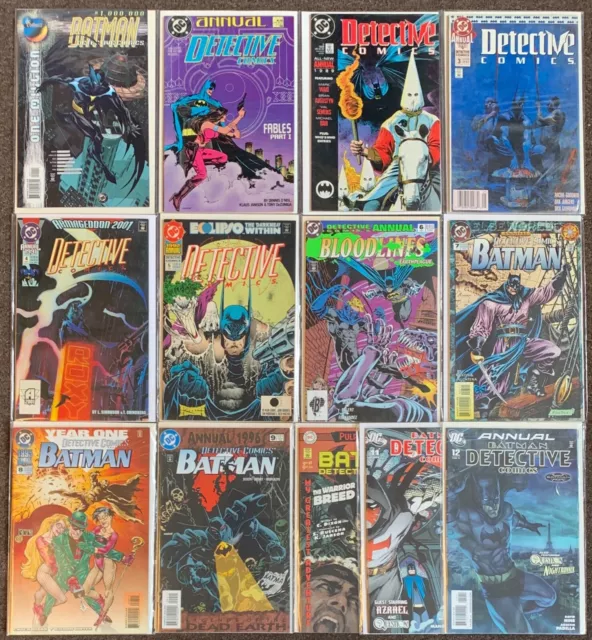 Detective Comics Annual #1,000,000,1,2,3,4,5,6,7,8,9,10,11,12 DC Batman Set