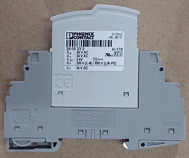Phoenix Contact PLT-SEC-T3-24-P 2905232 24V / # 8 5D1 5382