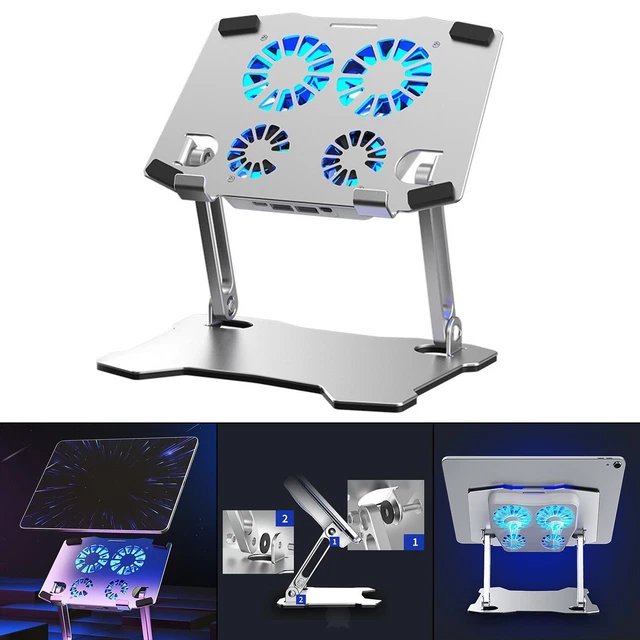 Ventilateur De Refroidissement USB 120mm Pour Routeur, Serveur, PC - Réglable, Silencieux, Pieds Antidérapants