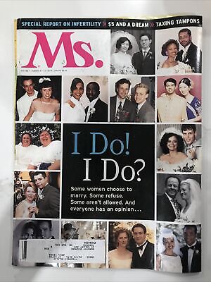 Ms Magazine I Do Marriage June July 2000
