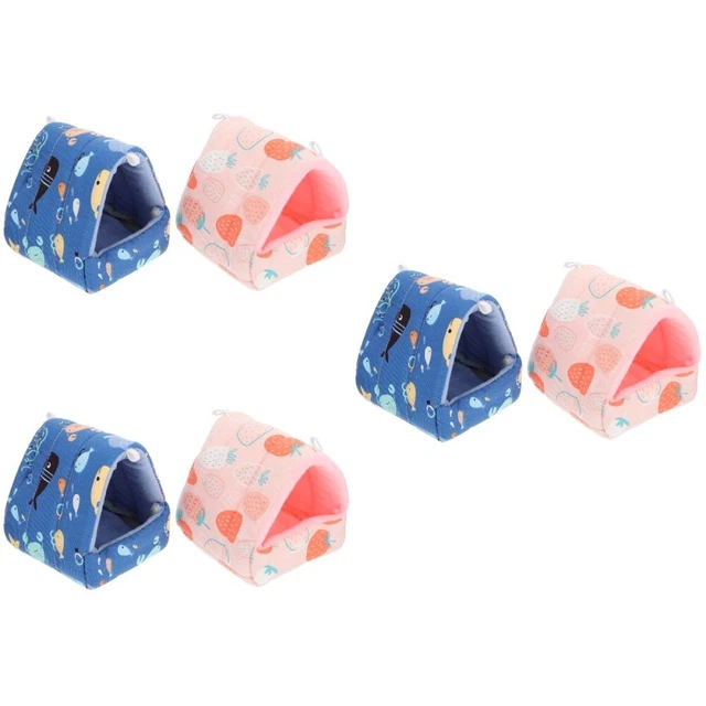 6 pcs Hängen Pet Bett Hamster Warme Zwerg Hideouts Guinea Pig Hideout