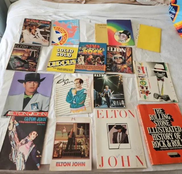 Elton John Vintage Memorabilia Huge Lot