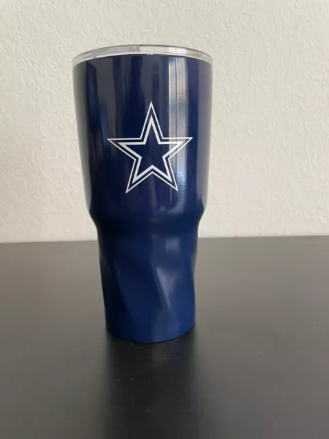 Dallas Cowboys STAR Coffee Mug 30 OZ Blue Tumbler Cup
