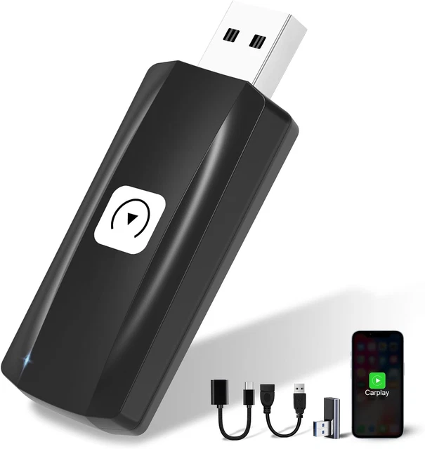 Adattatore Wireless CarPlay Per Auto - Compatibile Con IPhone IOS 10+, Connessione 5GHz, Piccolo E Portatile - Foto 5