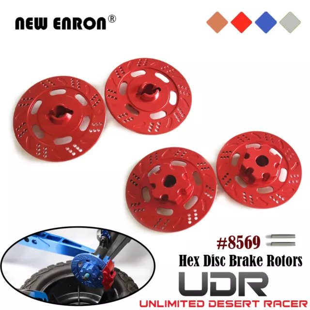 2/4Pc Wheel Disc Brake Rotors 8569 For RC 1/7 Traxxas Unlimited Desert Racer UDR