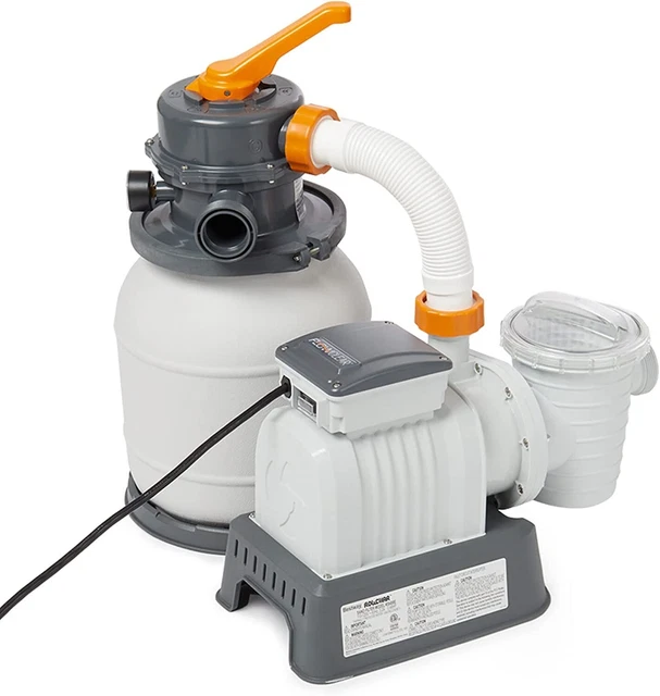 BESTWAY 58498, FLOWCLEAR 1500 Gallon Sand Filter Pump for Above Ground