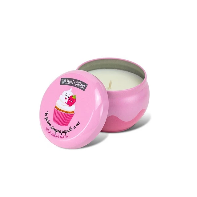 The Fruit Company Vela Perfumada Con Fresa Nata De 150 Ml