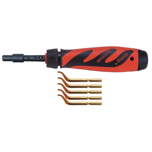 SHAVIV 155-00232 Deburring Tool Set,E Series