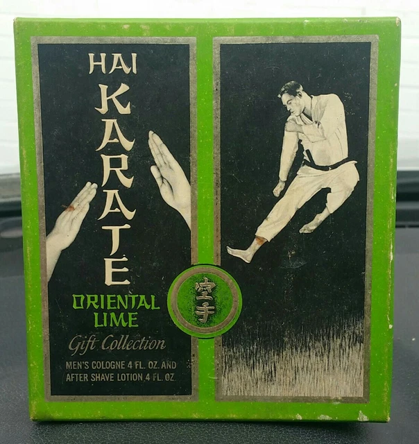 HAI KARATE ORIENTAL LIME MEN'S COLOGNE & AFTER SHAVE Vintage GIFT COLECTION