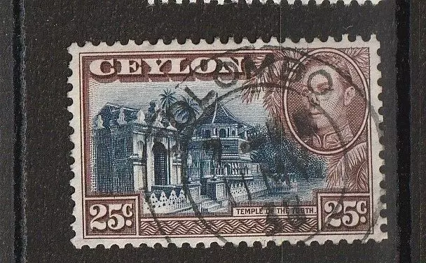 Ceylon King George VI Stamps Seallos Stampres