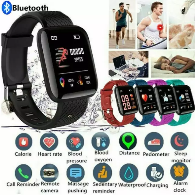Smart Watch Blood Pressure Bluetooth Sport Tracker For Kids For Android IOS