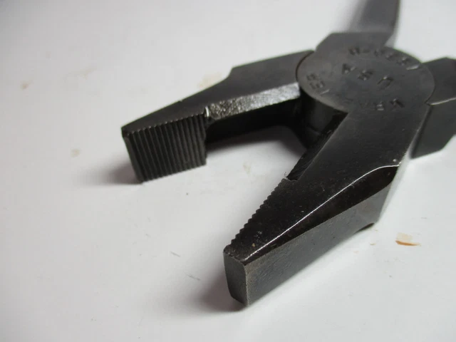 vintage Kraeuter USA #1830-8 combination lineman's pliers 4