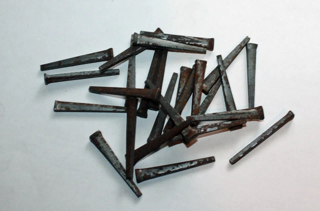 Lot of 50 Antique Vintage Square Cut 1-1/2" Nails - Approx. 2000 to Start 2