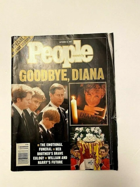 PEOPLE MAGAZINE VINTAGE 1997 Goodbye Diana Issue £58.62 - PicClick UK