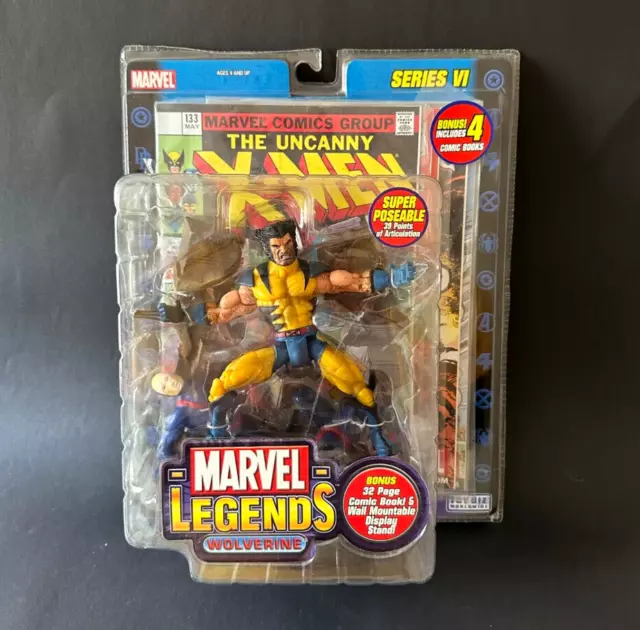 MARVEL LEGENDS Series VI WOLVERINE PVC figure 16cm Toy Biz