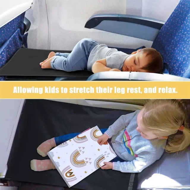 Adjustable Footrest Airplane Footrest Portable Toddler Seat Extender  Train