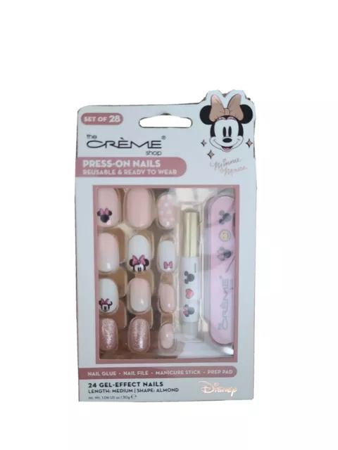 The Creme Shop Minnie Mouse 24 Gel Effect Press On Nails