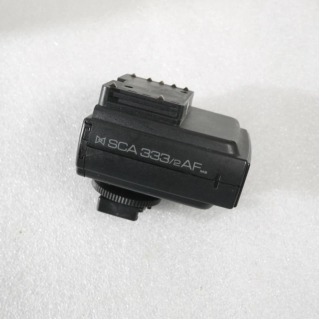 Metz Mecablitz SCA 333/2 M2 AF Minolta Adapter Shoe Mount Flash 35mm SLR film