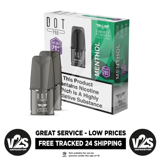 DOT PRO VAPE Refill Pods MENTHOL UK Stock All Strengths Available DOT PRO  VAPE 5.69 - PicClick UK