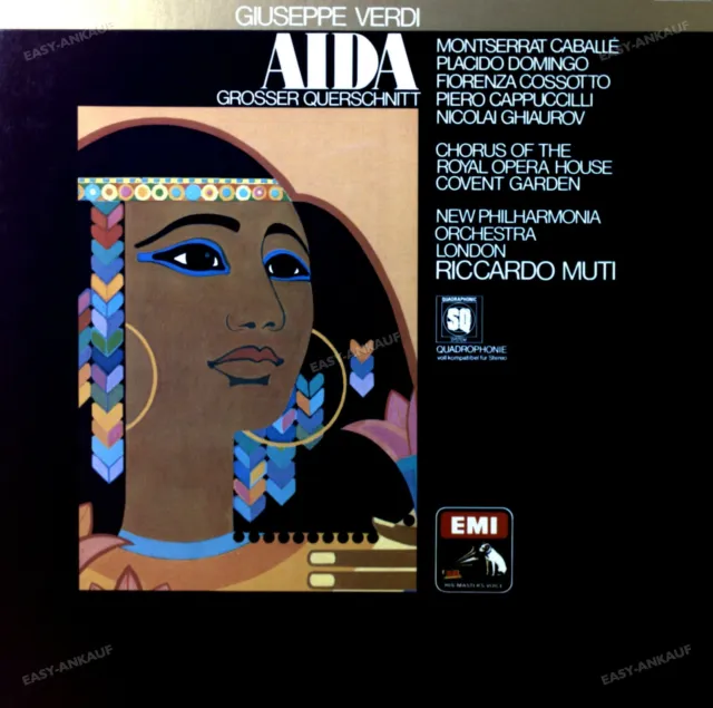 Giuseppe Verdi, Caballé, Domingo... - Aida Grosser Querschnitt GER LP 1974 '
