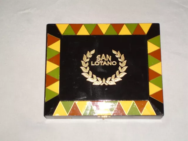 San Lotano Requiem Maduro Wooden Cigar Box