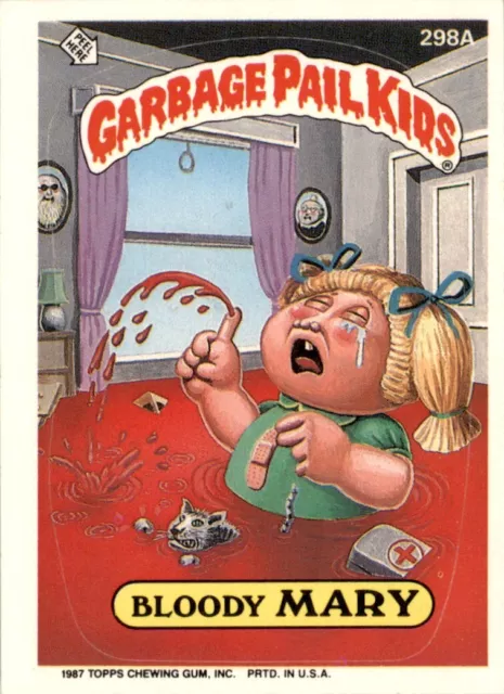 1987 Garbage Pail Kids Series 8 #298a Bloody Mary NM-MT