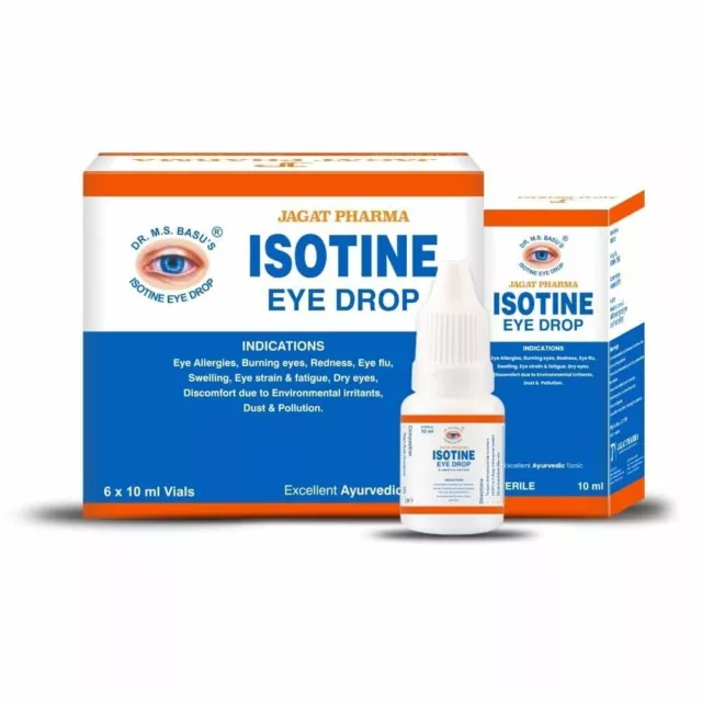 3x Isotine Eye Drop 10 ml - Myopia, Retinopathy Cataract, Hypermetropia Glaucoma