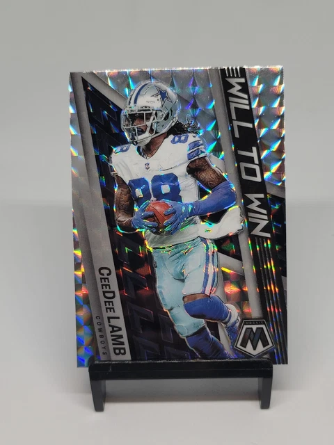 2022 Mosaic Football - CeeDee Lamb Will To Win Silver Prizm #WW-18 - Cowboys