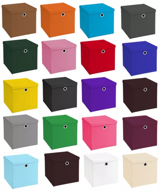FALTBOX 33 X 33 x 33 cm Aufbewahrungsbox Spielzeugkiste Kiste Faltschachtel  Korb EUR 7,70 - PicClick DE
