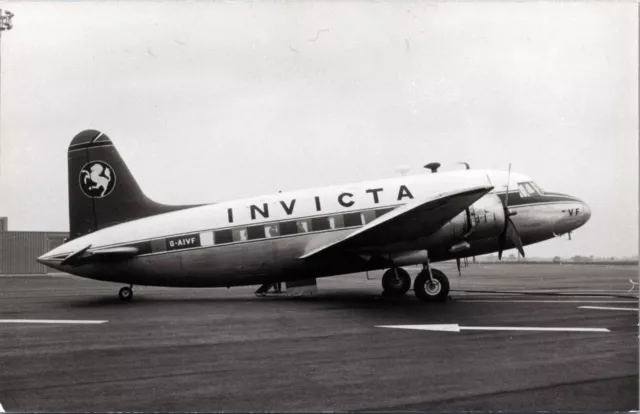 Invicta Vickers Viking G-Aivf Vintage Photo