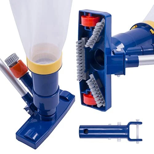 PORTABLE POOL VACUUM Jet Underwater Cleaner (2023 Upgrade) with Brush