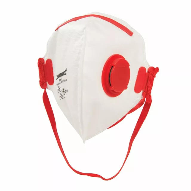 Silverline Foldable Respirator Face Mask with Valve FFP3 NR Protective PPE