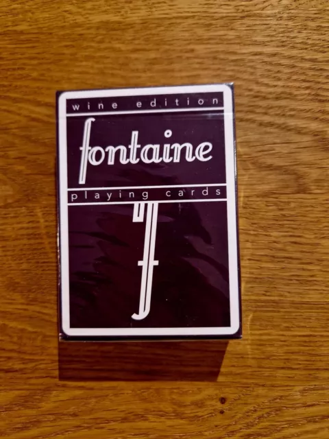 Fontaine Playing Cards (Wine Edition) - neu & perfekter Zustand