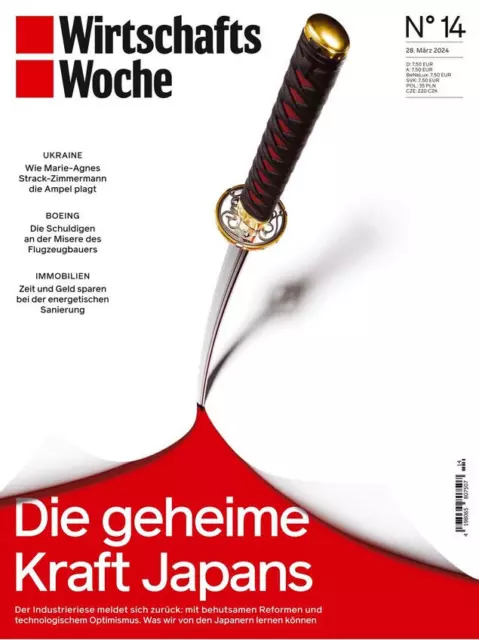 Zeitschrift WirtschaftsWoche (WiWo) vom 28.03.2024 - Nr. 14 14/2024 14/24