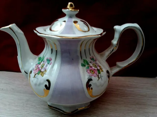 Antique Tudor Price Kensington Porcelain Teapot made in England Collectible