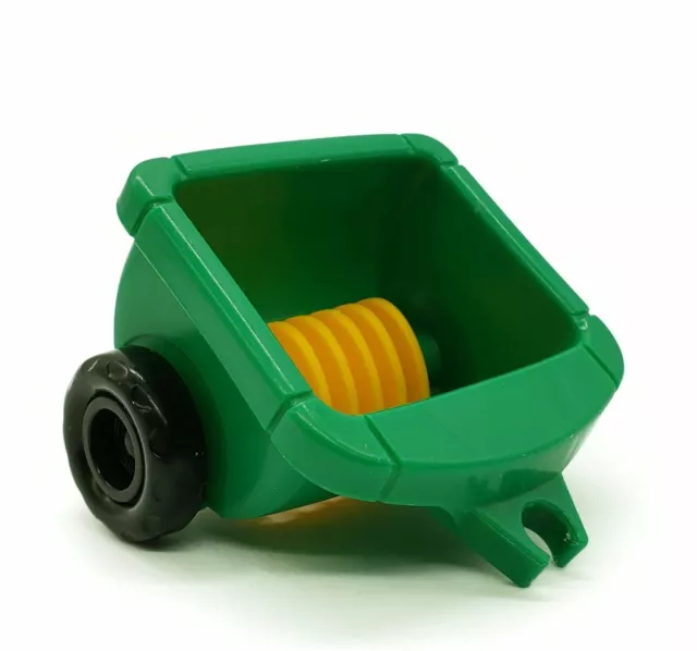 Little People Fisher Price Farm Farming Equipment Cart Toy Yellow Green