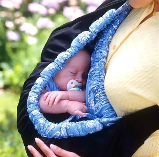 Porte-bébés, écharpe portable pour nourrissons, écharpe ergonomique à une  épaule économisant du travail à moitié enveloppée, bandoulière réglable en  bandoulière enveloppante de porte-bébé Dis