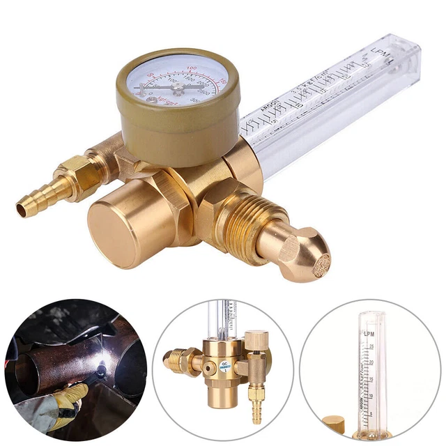 GAS REGULATOR FLOW Meter Argon CO2 Mig Tig Pressure Reducer Welding