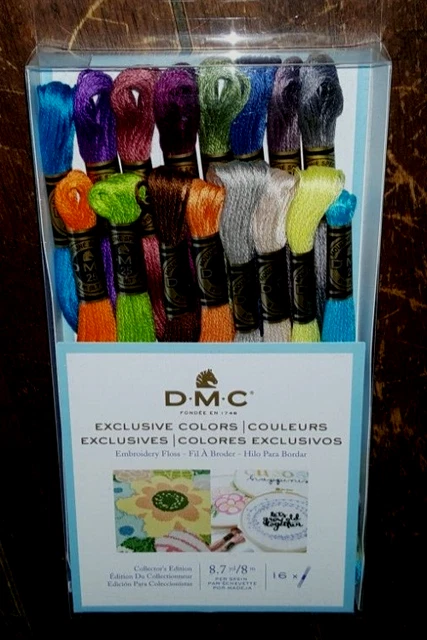 DMC 16 piezas COLORES EXCLUSIVOS Bordado Hilo Edición de Coleccionista (8,7 yardas por madeja)