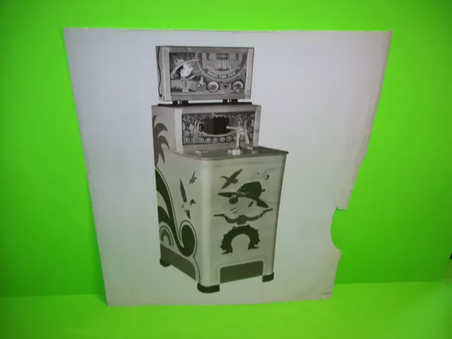 Pistol Arcade Game Promo Photo Original Chicago Coin 1947 Gun Shooter Rare Image