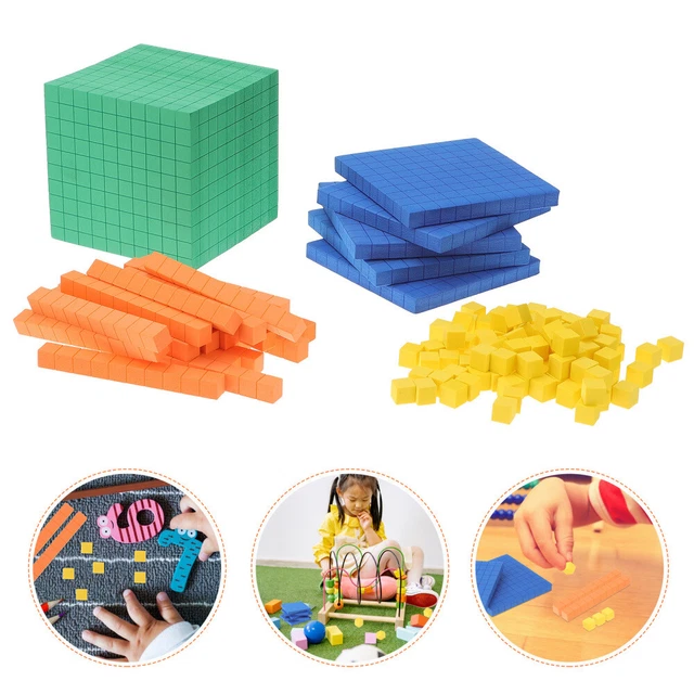 Puzzle giocattolo educativo conteggio scatola dimostrativa blocchi da costruzione bambini