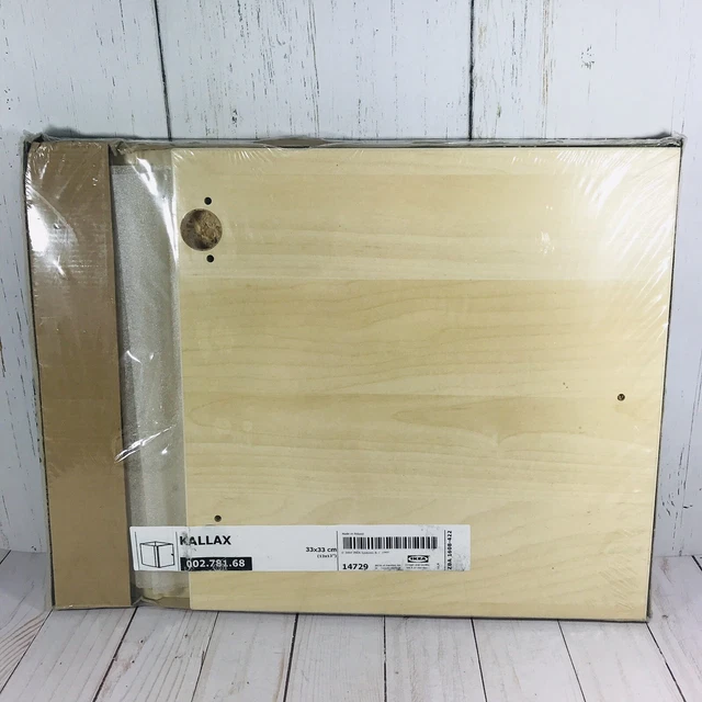 IKEA KALLAX INSERT with Door Birch Effect Discontinued 13x13 002.781.68