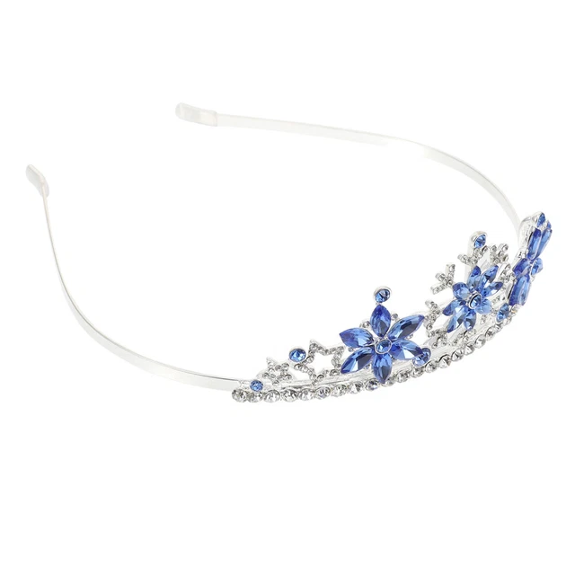 Copricapo Fascia Bambini In Lega Miss Ragazza Strass Elegante