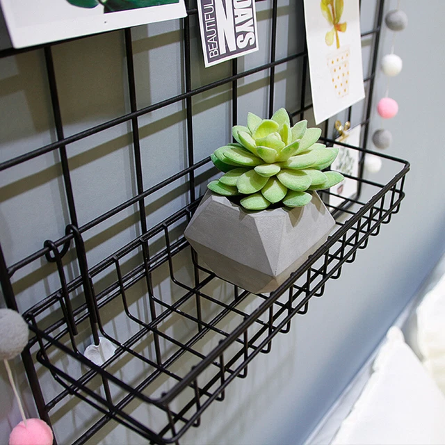 CarolynDesign Paniers de Rangement de Cuisine en Fil de Fer Noir avec