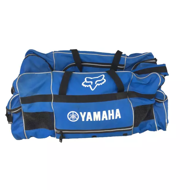 FOX RACING Yamaha Blue Gear Duffle Bag Large Motocross Motorsports 34 x 14 Stain