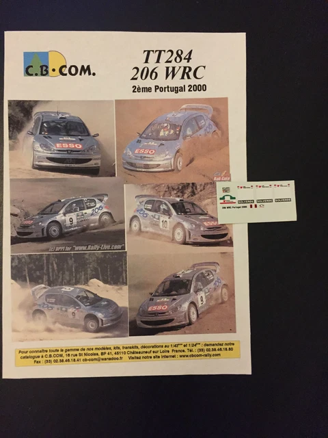 Miniature Peugeot 206 WRC Gronholm – Rallye Nouvelle Zélande 2003, 1/18 Sunstar