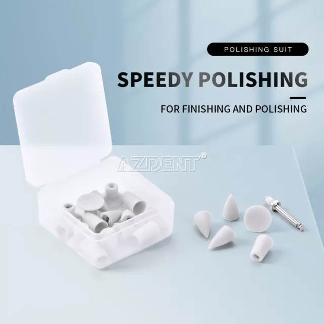 SHOFU ONEGLOSS SET One Gloss FINISHING AND POLISHING Cup Mendrel Dental Polisher