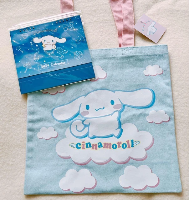 SANRIO CINNAMON_ROLL TOTE Bag 2024 Calendar 2Items_Set With Tag 38.11